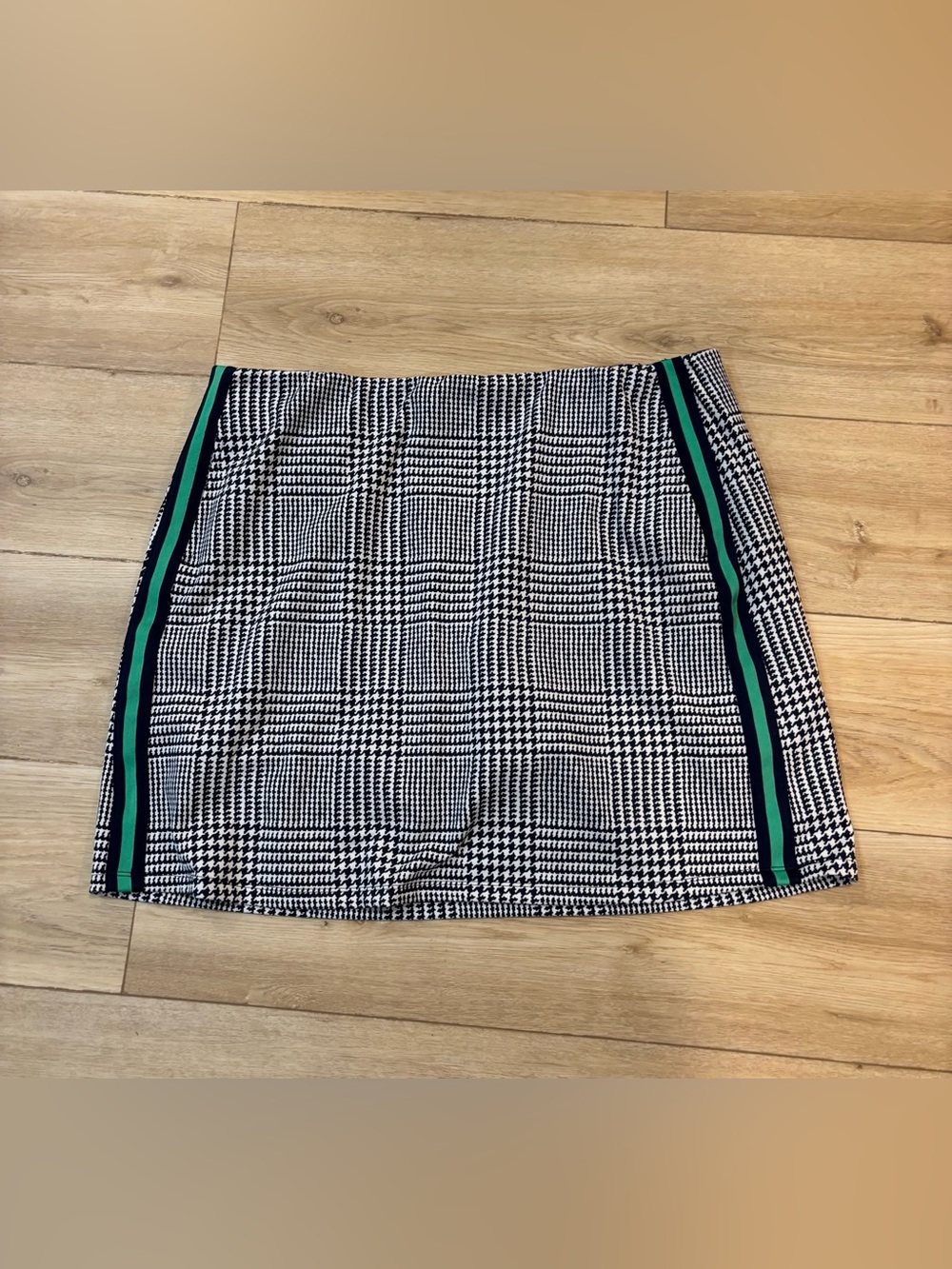 Polo Ralph Lauren Golf Skort Womens XL Gray Houndstooth Plaid Stretch Classic